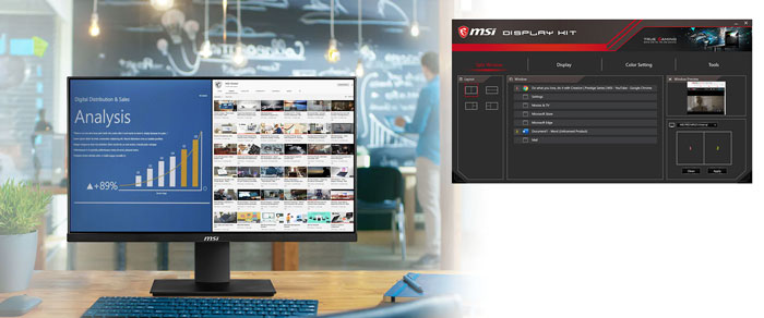 Màn hình MSI Pro MP241 (23,8inch/FHD/IPS/60Hz/7ms/220nits/HDMI+DSub)