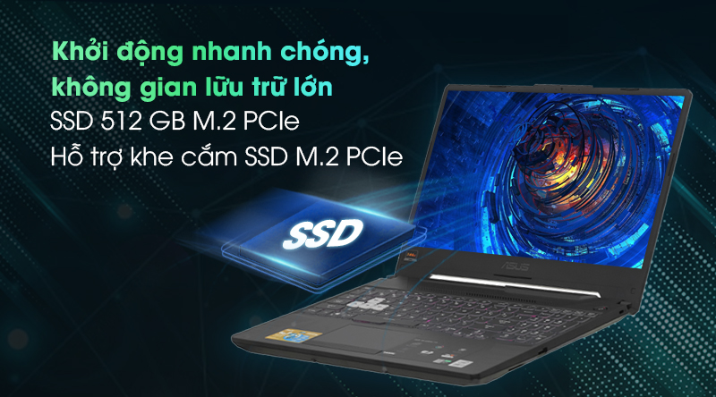 Laptop Asus TUF Gaming FX506LI i5 10300H/8GB/512GB/144Hz/4GB GTX1650Ti/Win10 (HN039T)