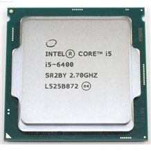 CPU core i5 6400 Socket 1151 Skylake (2.7GHz upto 3.3GHz)