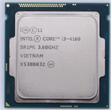 CPU - Intel® Core™ i3-4160 Processor (3M Cache, 3.60 GHz)